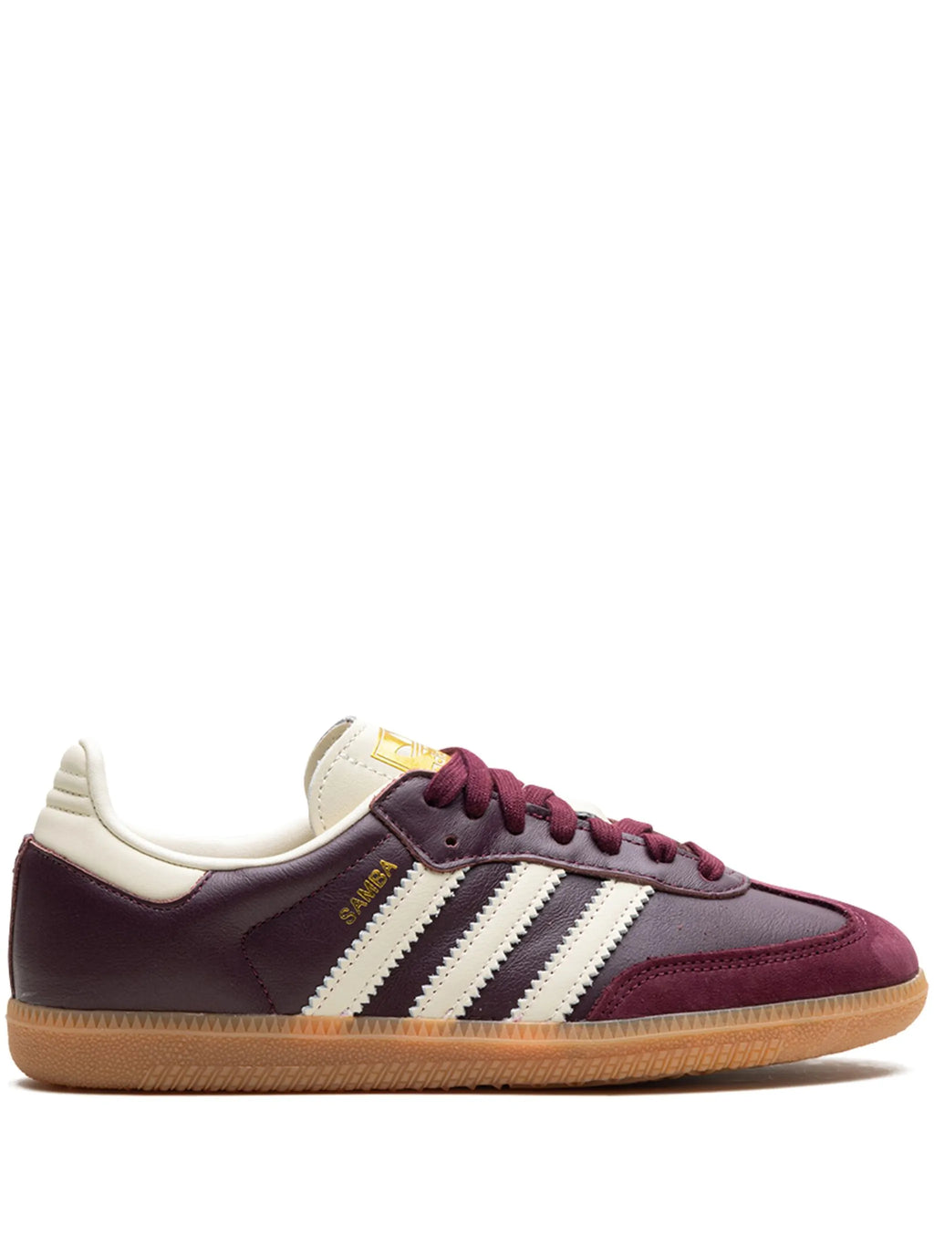 adidas Samba OG " Maroon/Core White/Gold Metallic" sneakers