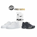 1x Nike Air Force 1 White/Black & 1x Nike Tn Air Max Plus “Triple Black ” + Socks - Combo Deal (SAVE 300)