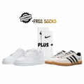 1x Nike Air Force 1 White/Black & 1x Adidas Gazelle Indoor Benito + Socks - Combo Deal (SAVE 200)