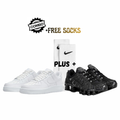 1x Nike Air Force 1 White/Black & 1x Nike Shox TL Black + Socks - Combo Deal (SAVE 400)