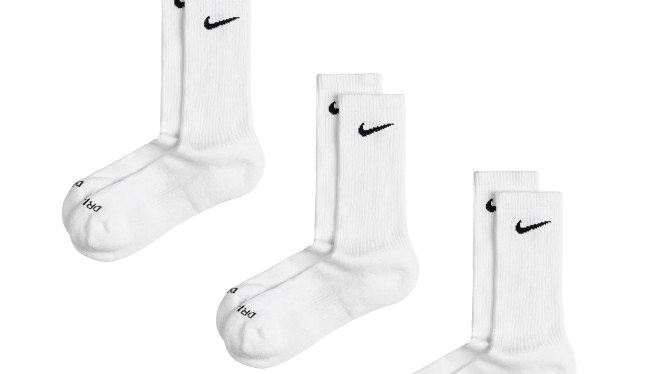 1x Nike Air Force 1 White/Black & 1x Nike Shox TL Black + Socks - Combo Deal (SAVE 400)