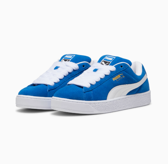 Puma Suede XL Blue and White