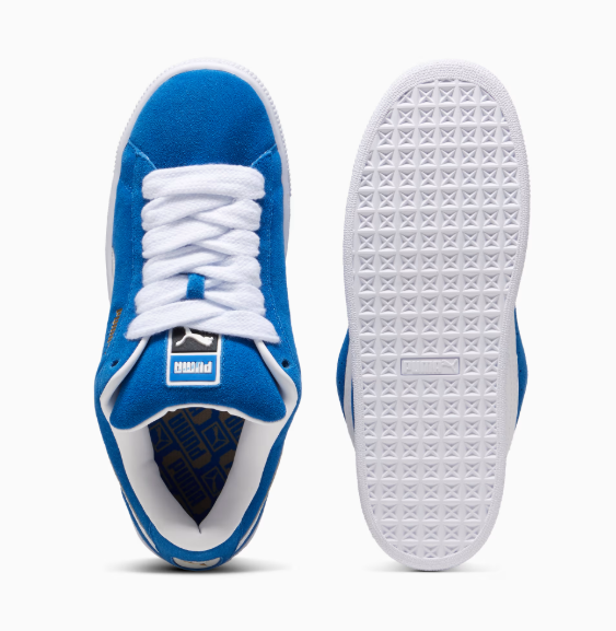 Puma Suede XL Blue and White