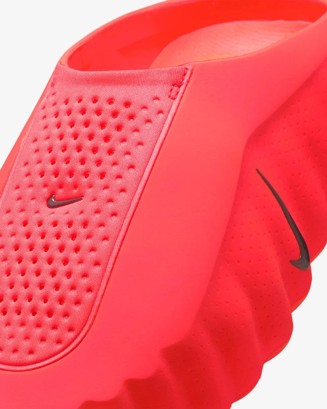 Nike Mind 001 Black, Solar Red & Light Smoke Slides