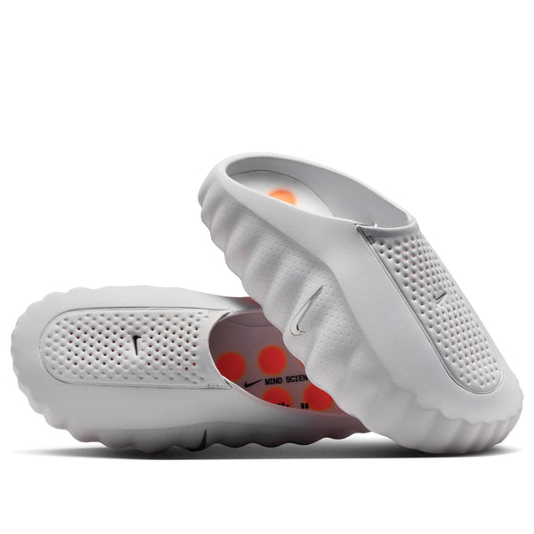 Nike Mind 001 Black, Solar Red & Light Smoke Slides