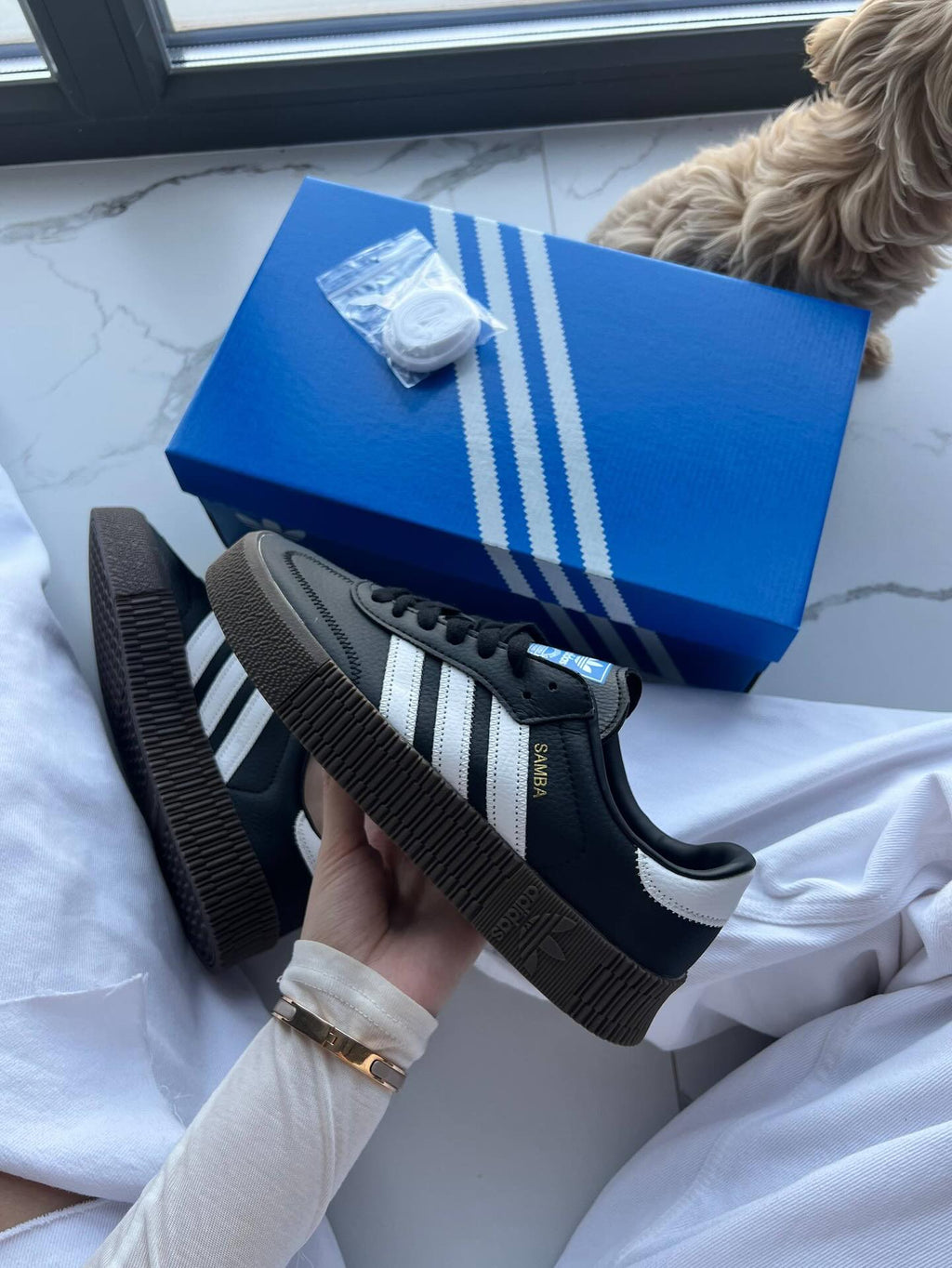 Adidas Samba " Black Platform"