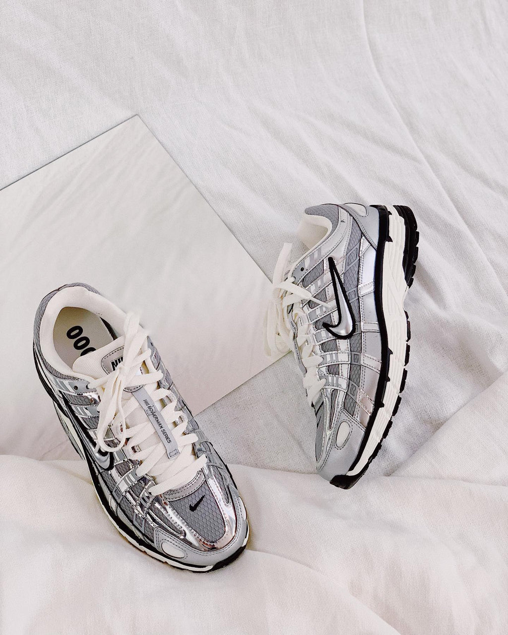Nike P-6000  Metallic Silver