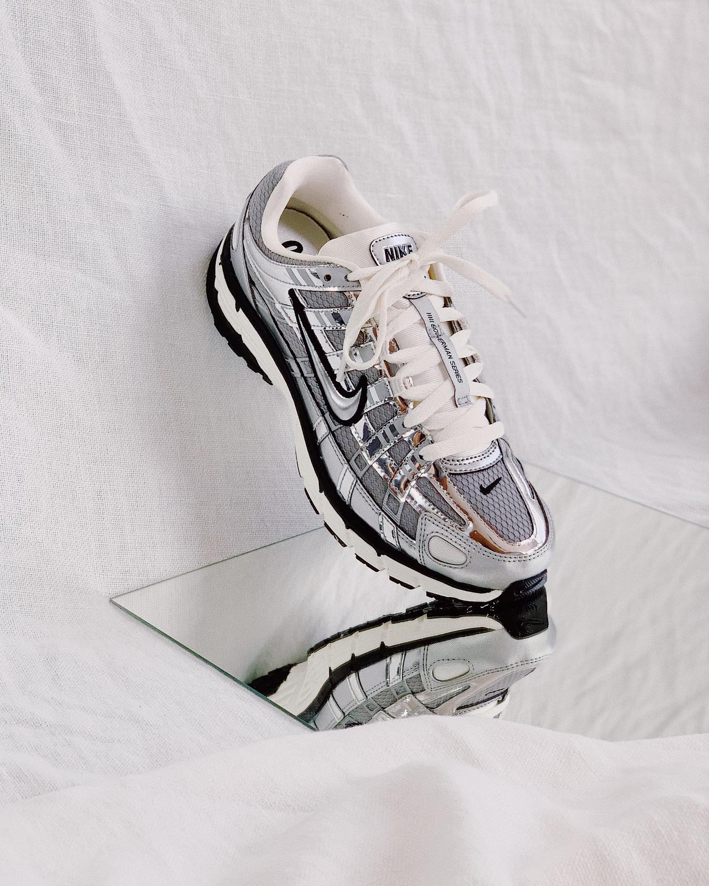 Nike P-6000  Metallic Silver