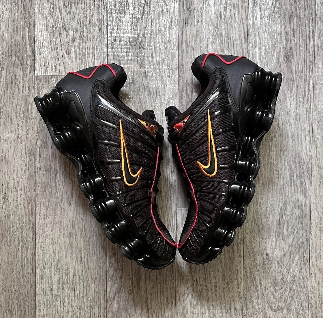 Nike Shox TL “Black Orange” sneakers