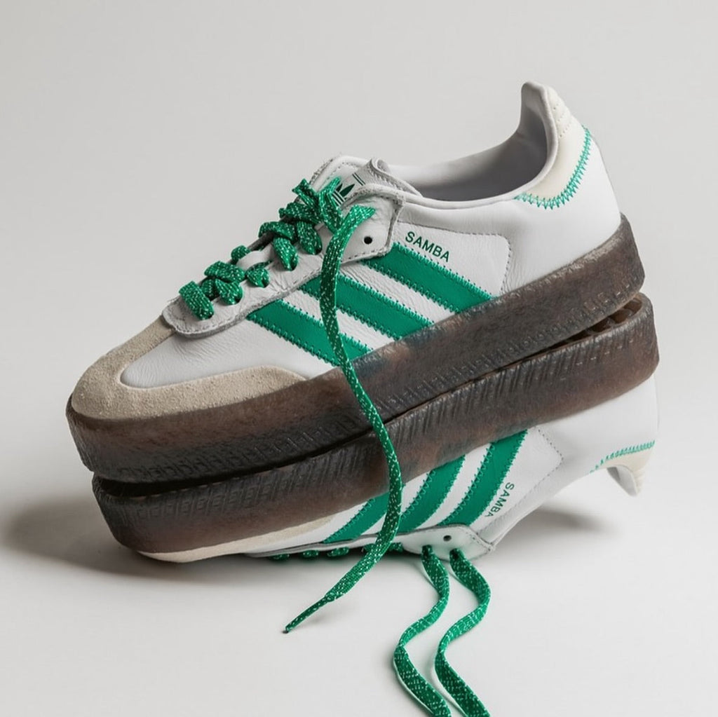 Adidas Samba White Green