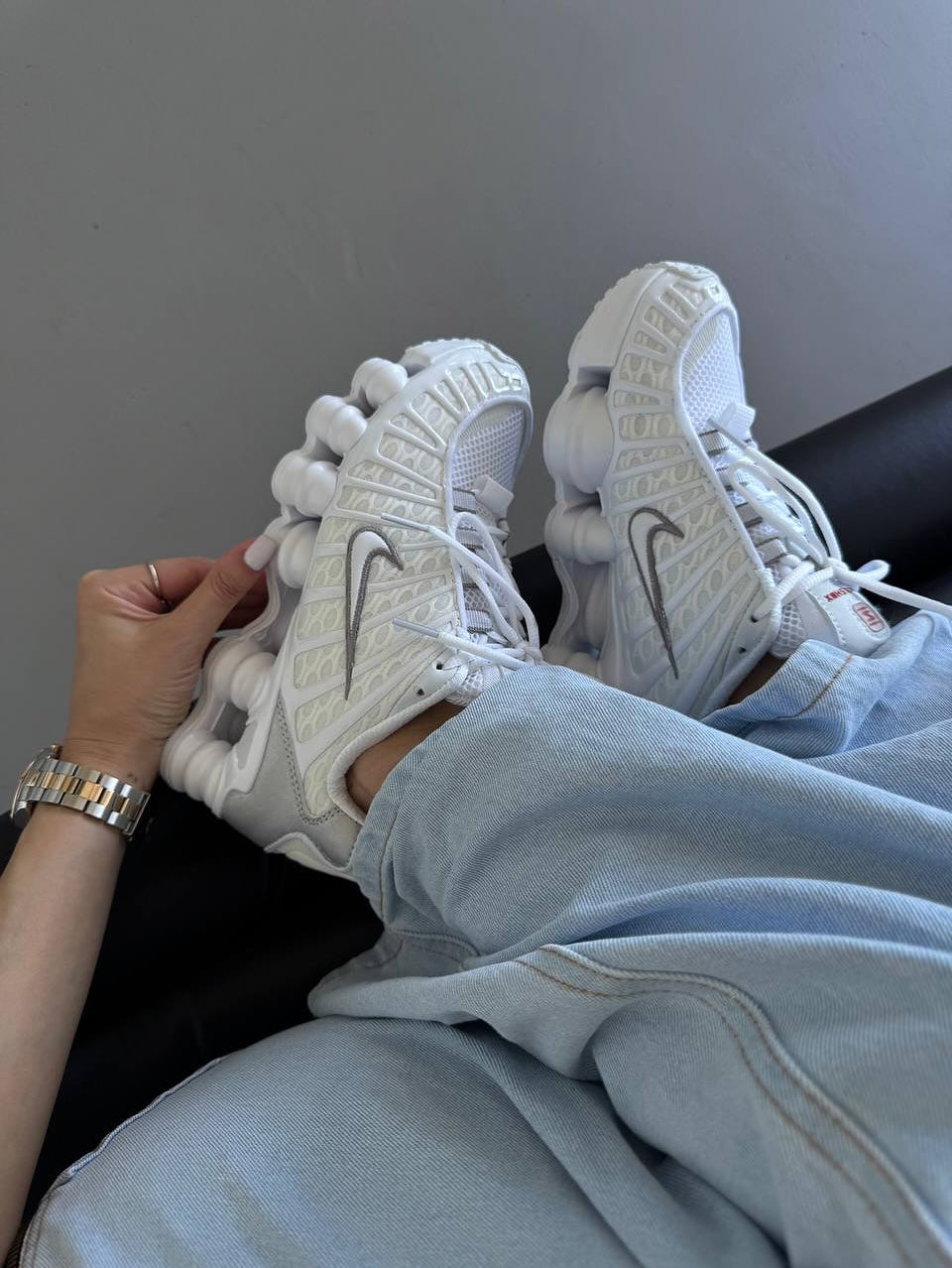Nike Shox TL " Triple White "
